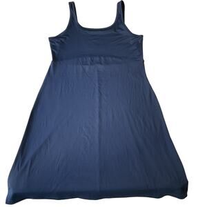 Columbia Women Dress M Navy A-Line Activewear Sleeveless Knee Length Stretchy